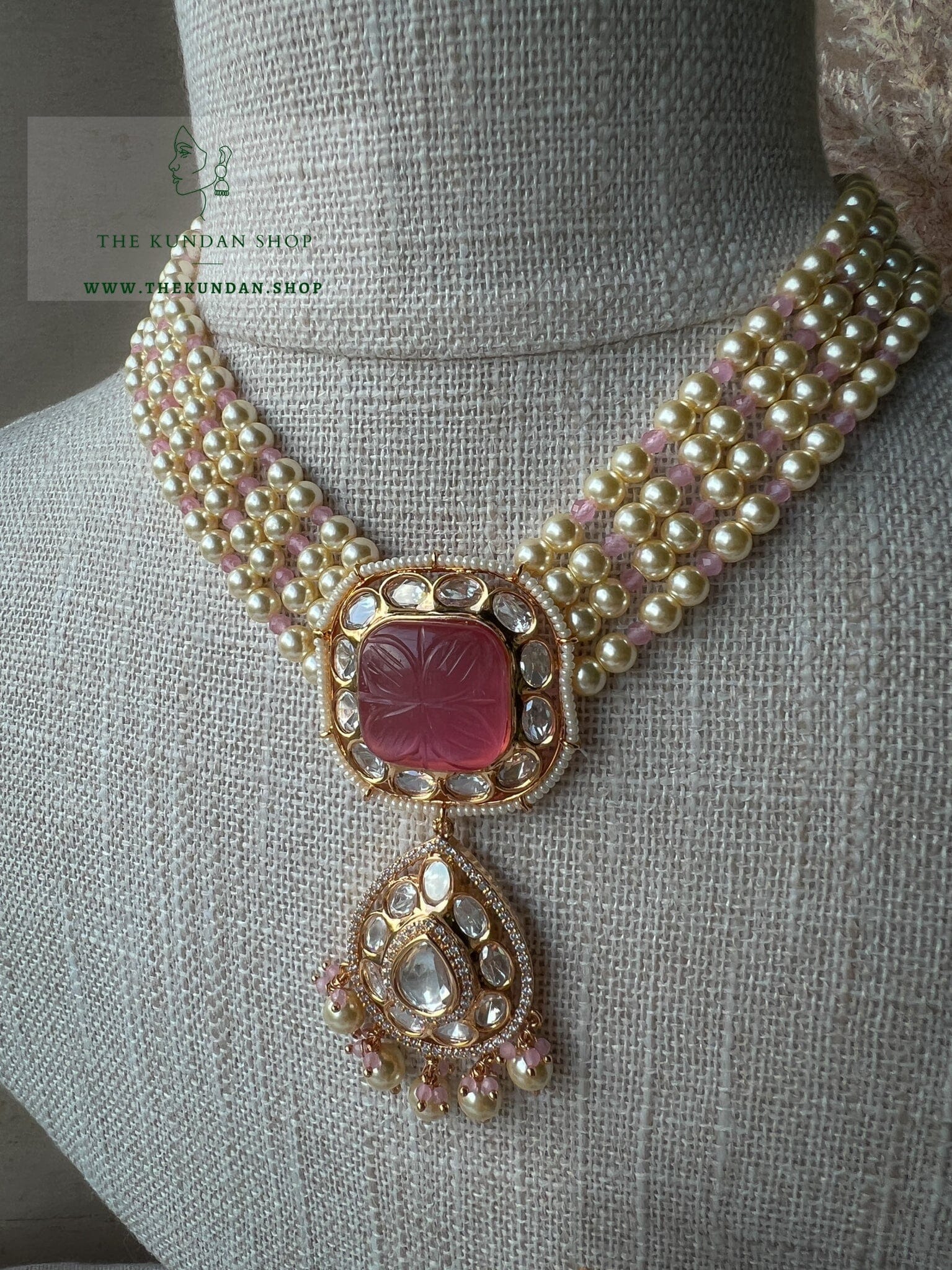 Plenty in Pink Necklace Sets THE KUNDAN SHOP 