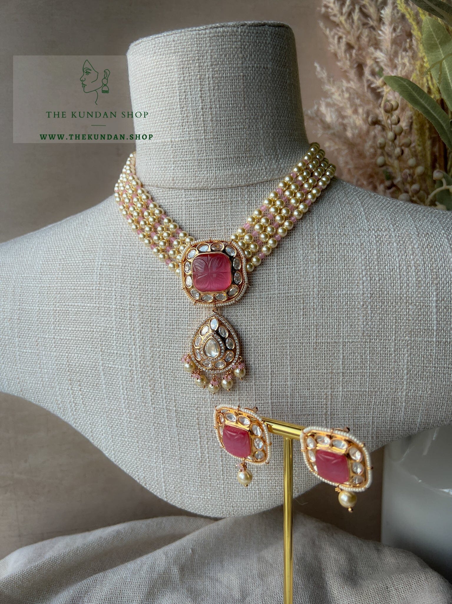 Plenty in Pink Necklace Sets THE KUNDAN SHOP 