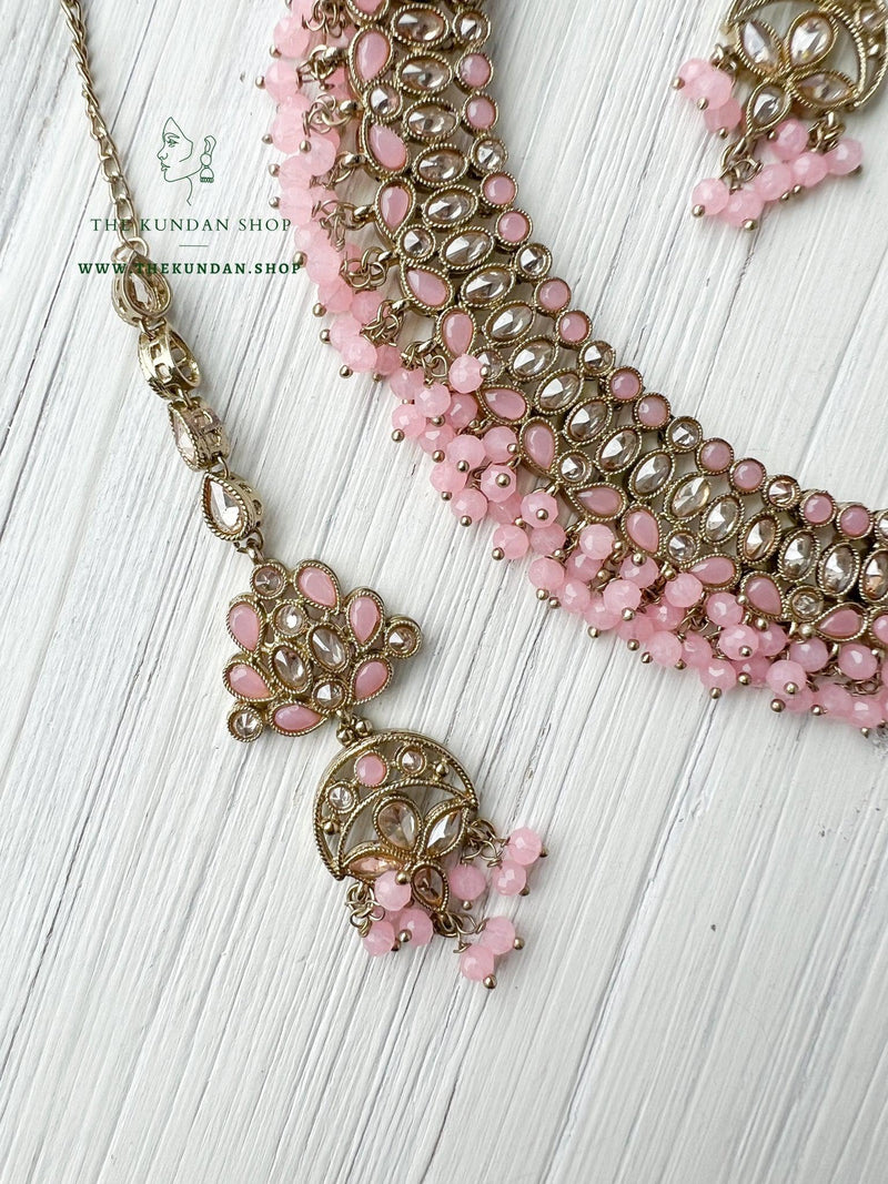 Sensitive in Pink Necklace Sets THE KUNDAN SHOP 