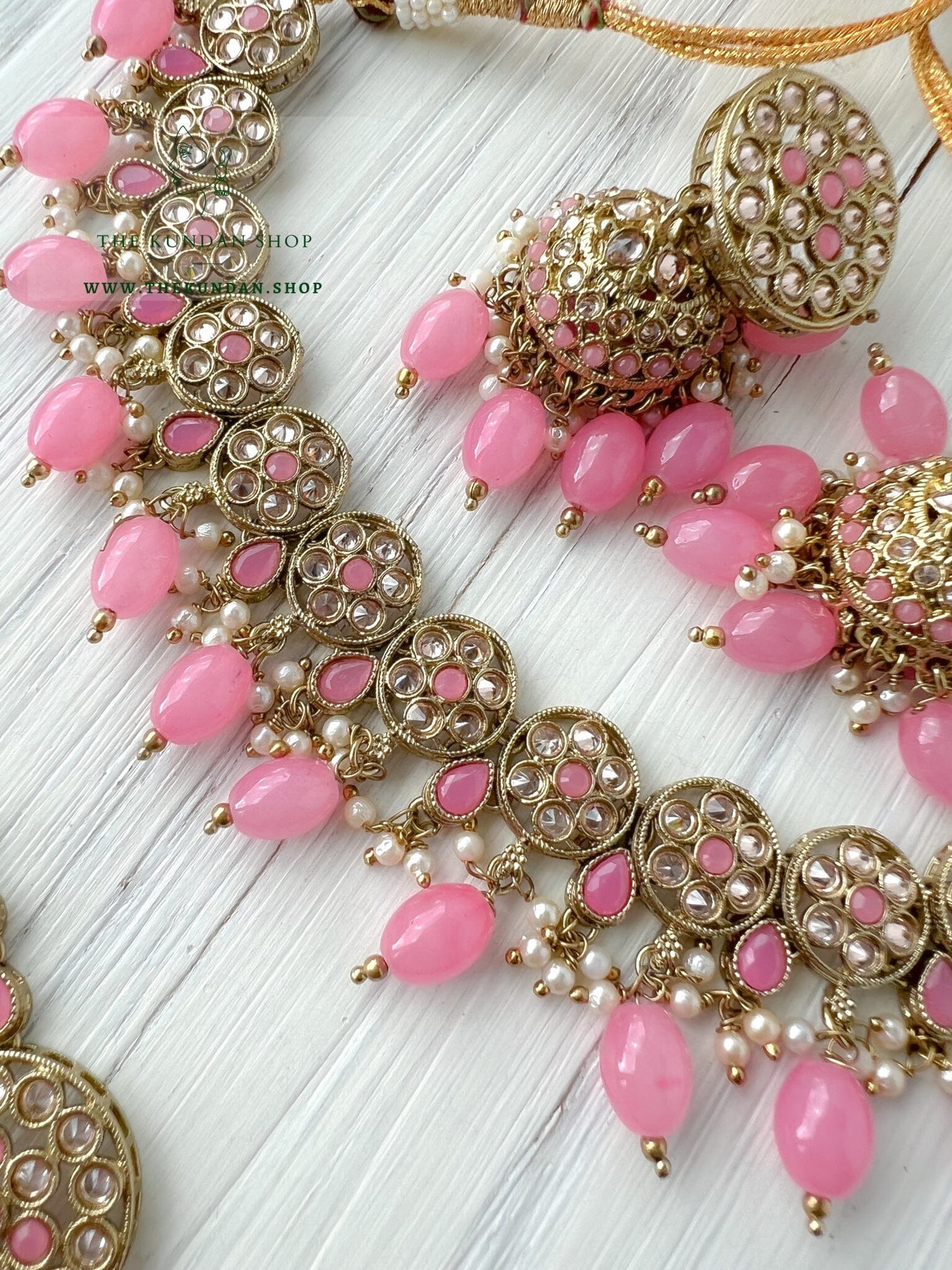A Nice Touch in Pink Necklace Sets THE KUNDAN SHOP 