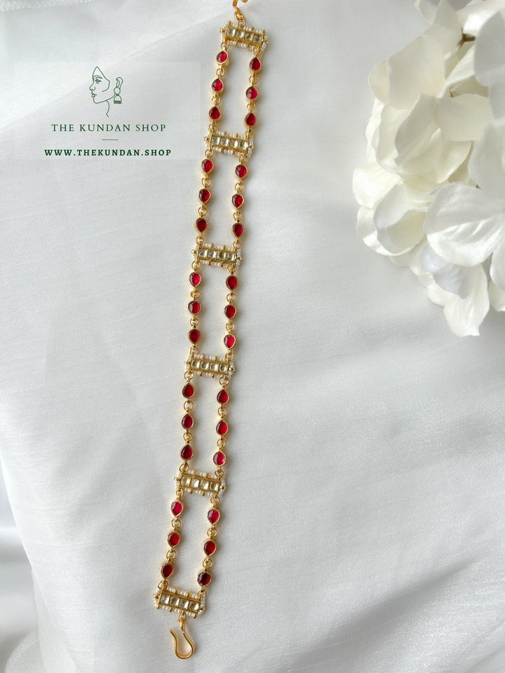 Sweet Pink - Headband Mathapathi THE KUNDAN SHOP 