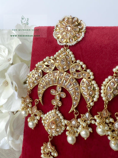 Abstract Earrings Earrings THE KUNDAN SHOP Pearl 