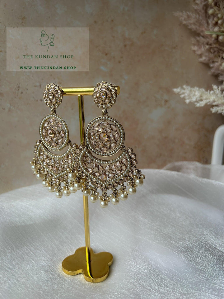 Proven in Polki Earrings THE KUNDAN SHOP Pearl 