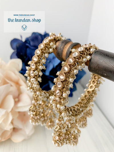 Polki Jhumki Bangles Bangles THE KUNDAN SHOP 