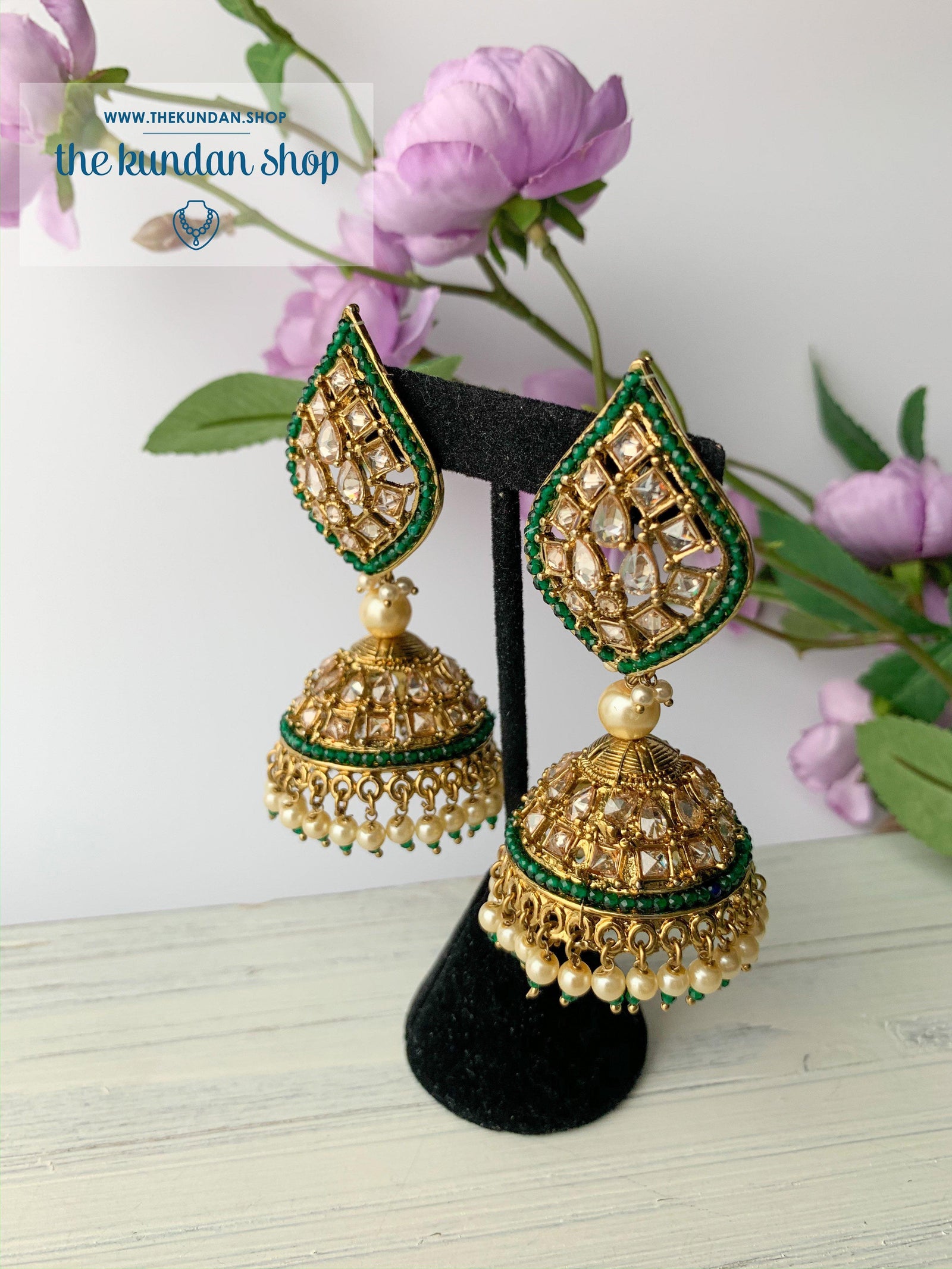 Ace of Spades Jhumkis (various colors), Earrings - THE KUNDAN SHOP