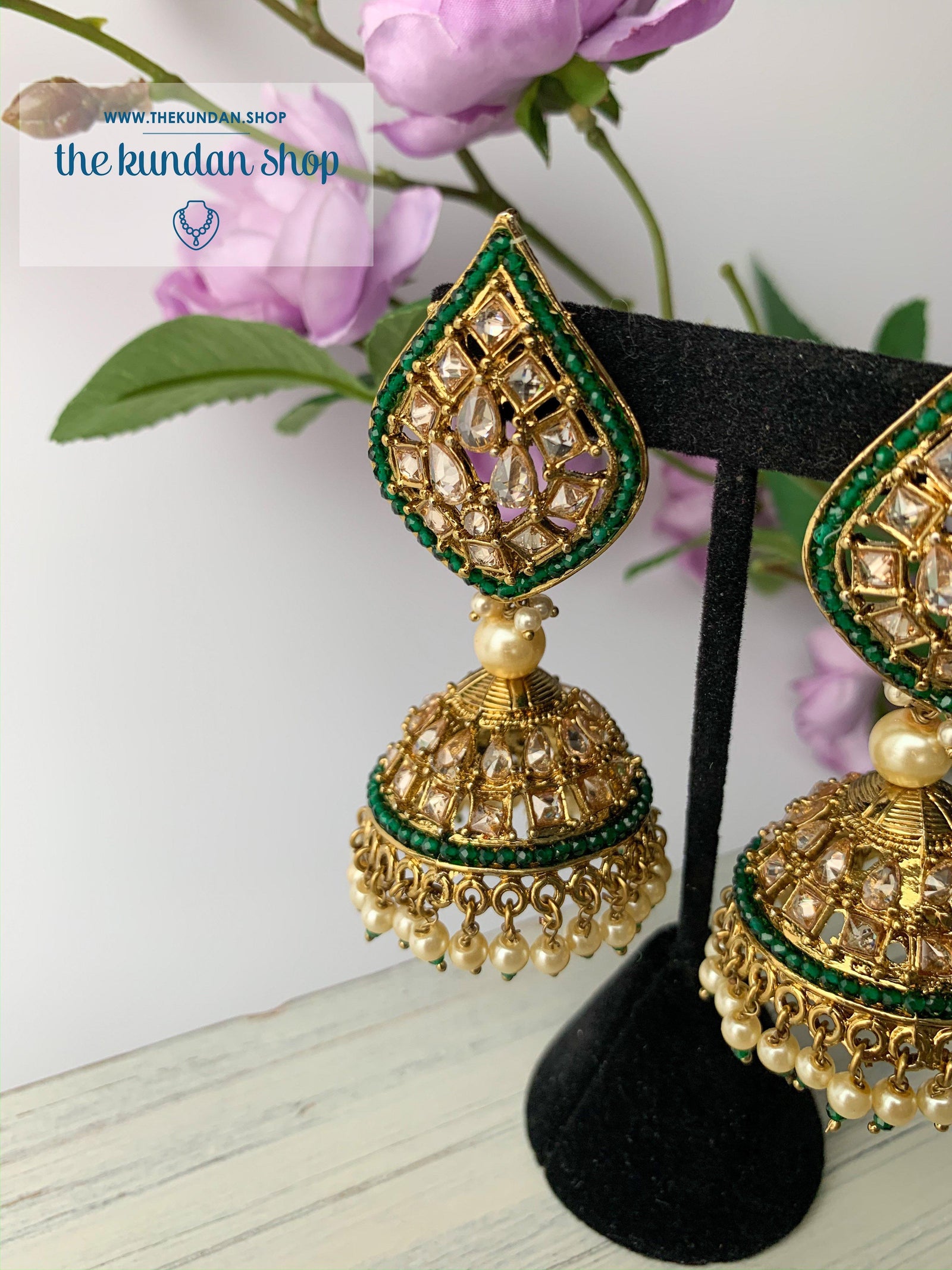 Ace of Spades Jhumkis (various colors), Earrings - THE KUNDAN SHOP