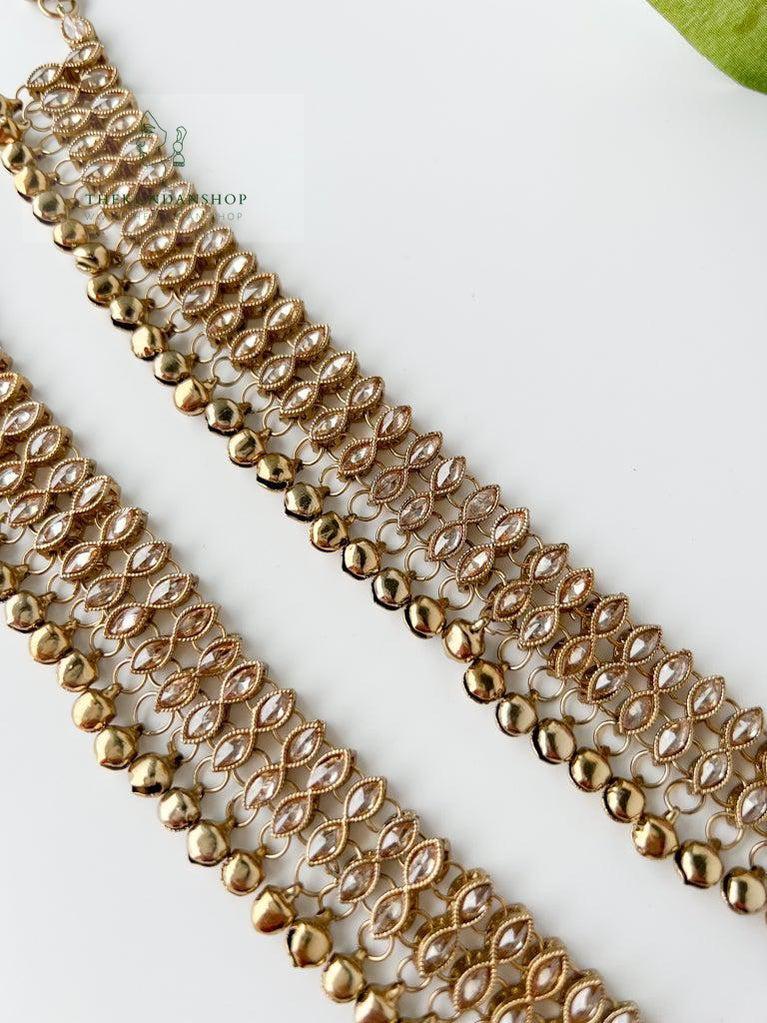Loyalties in Ghungaroos Anklets THE KUNDAN SHOP 