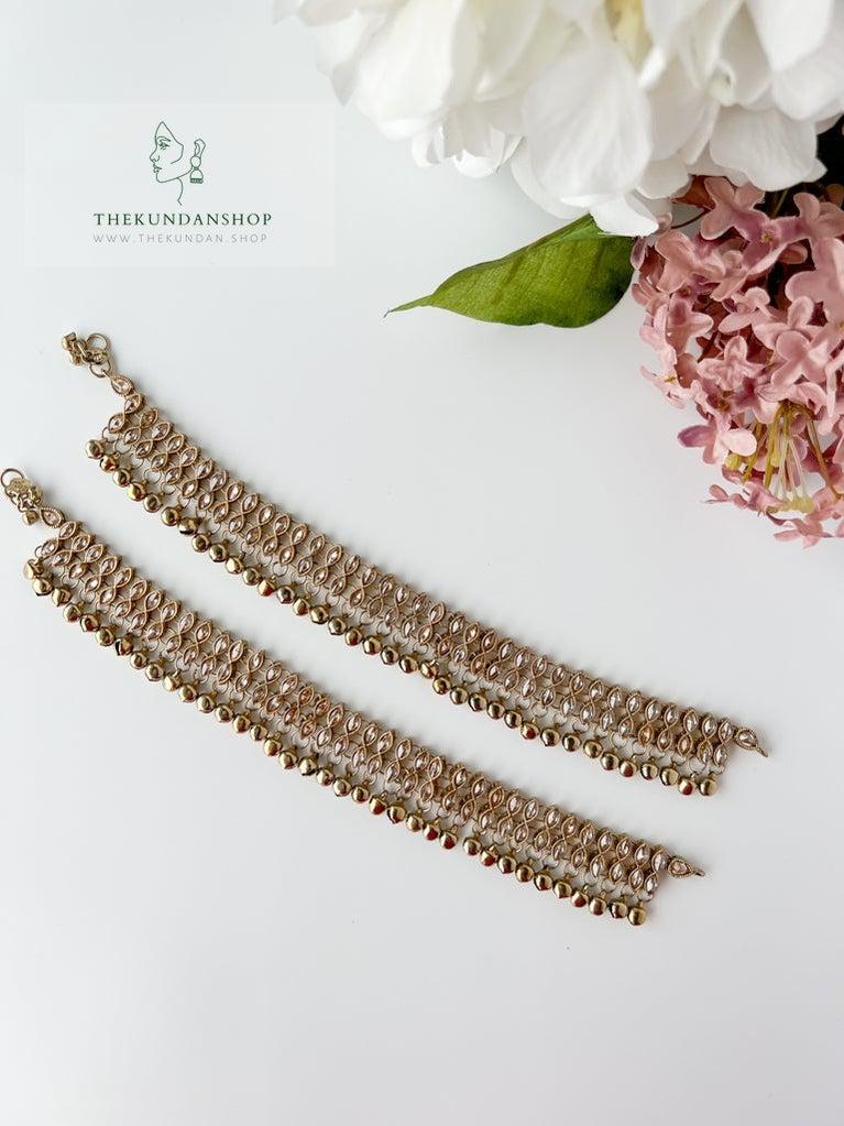 Loyalties in Ghungaroos Anklets THE KUNDAN SHOP 