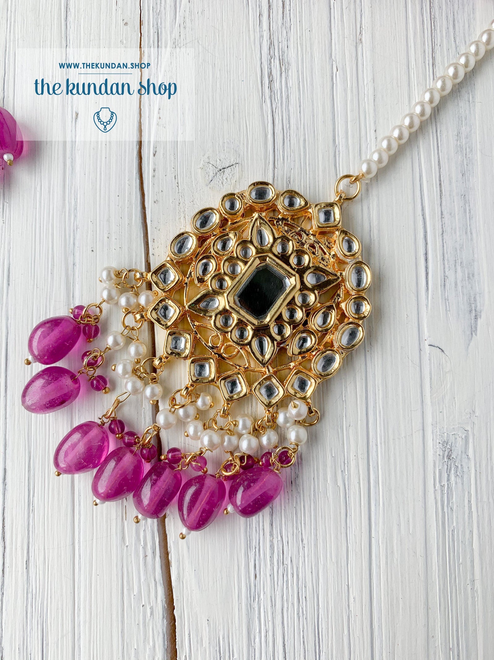 Reliance in Purple Necklace Sets THE KUNDAN SHOP 