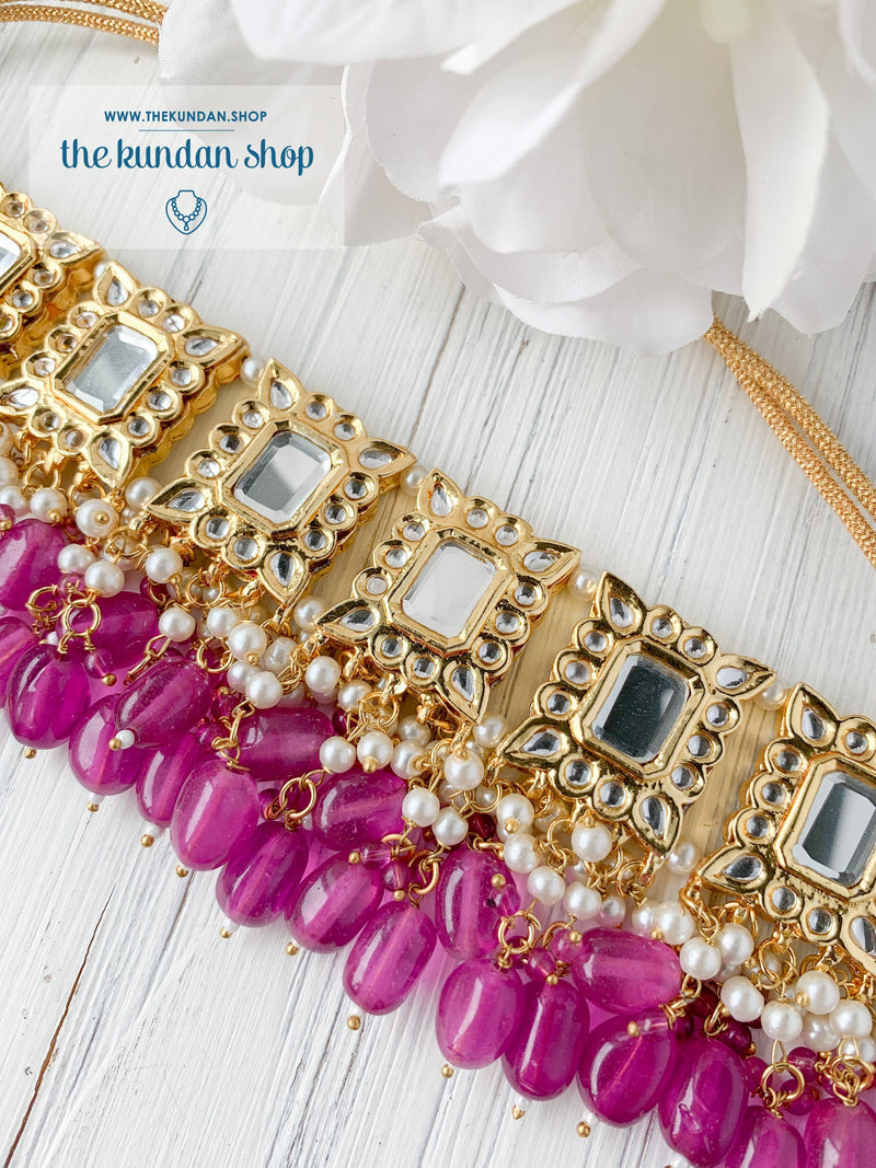 Reliance in Purple Necklace Sets THE KUNDAN SHOP 