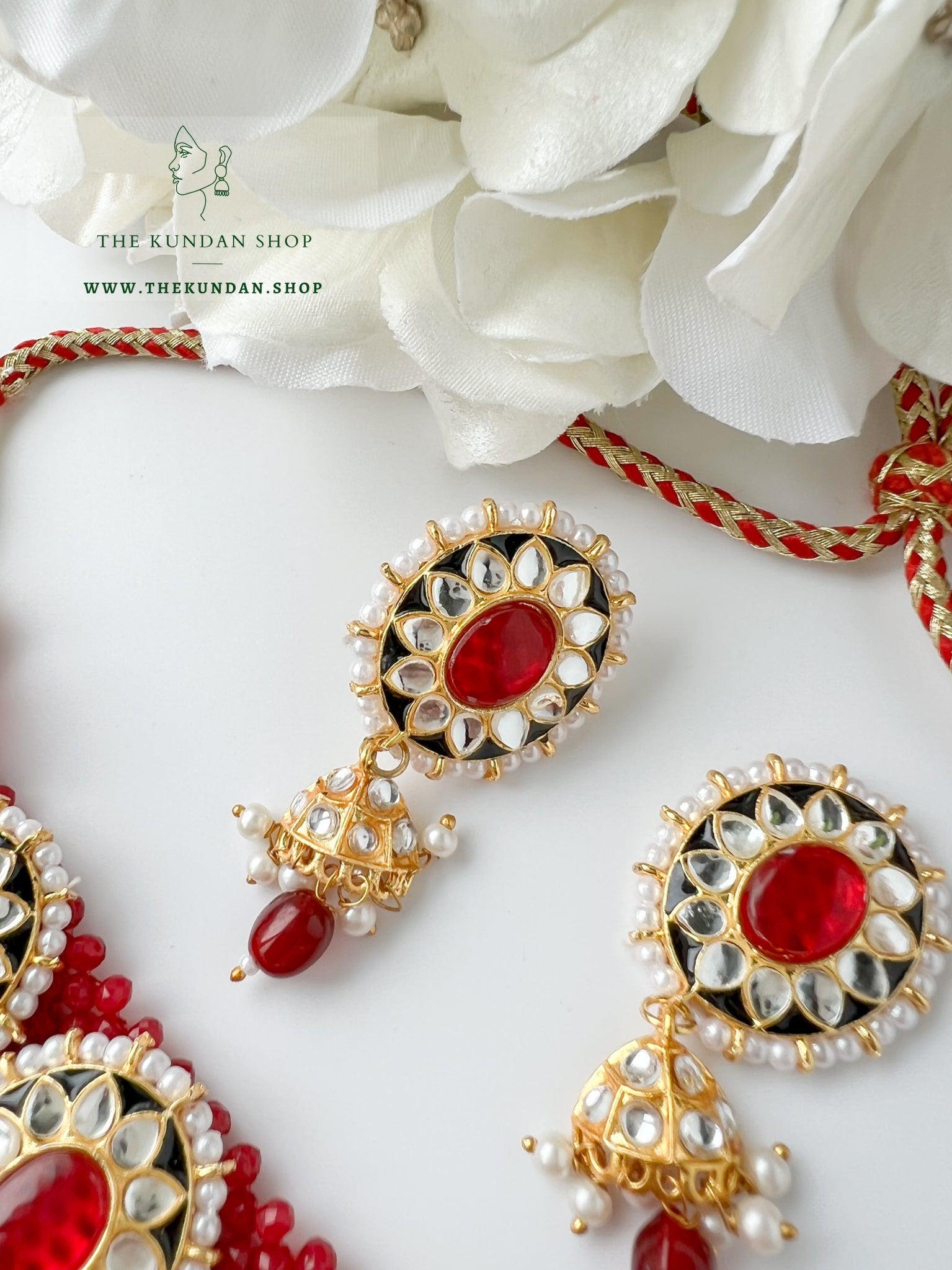 Fresh Start in Ruby Necklace Sets THE KUNDAN SHOP 