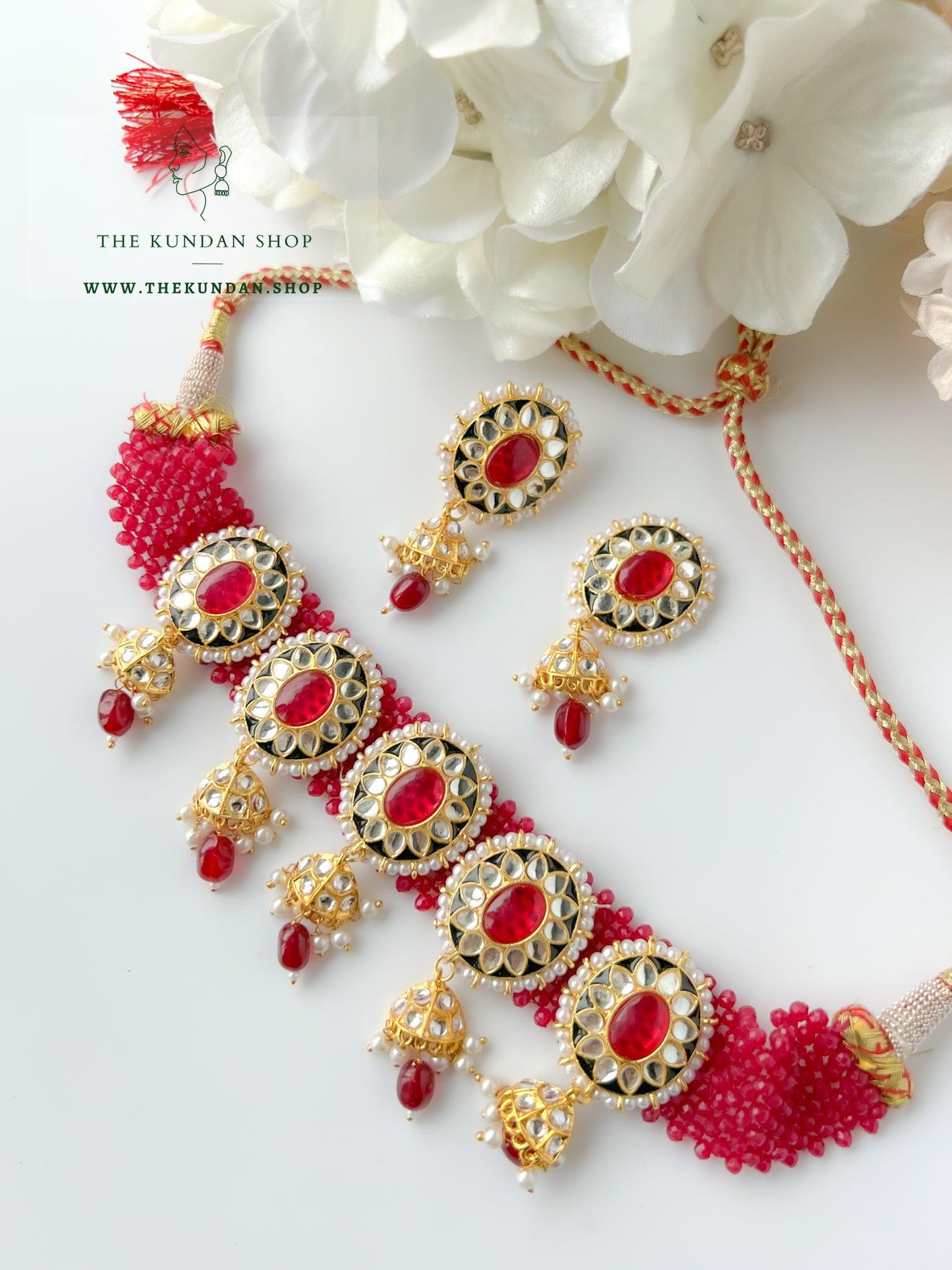 Fresh Start in Ruby Necklace Sets THE KUNDAN SHOP 