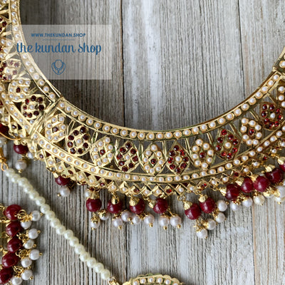 Sangeet Night - Ruby, Necklace Sets - THE KUNDAN SHOP