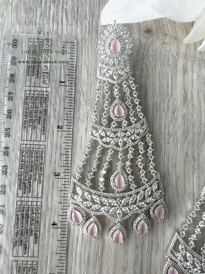 Late Nights in Rose Gold Earrings THE KUNDAN SHOP 
