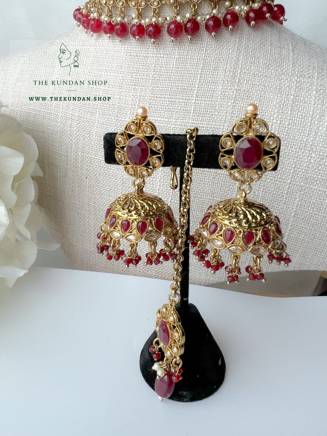 Reunite in Ruby Necklace Sets THE KUNDAN SHOP 