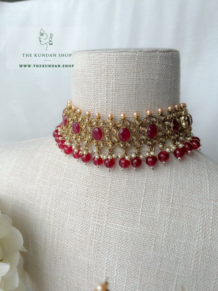 Reunite in Ruby Necklace Sets THE KUNDAN SHOP 