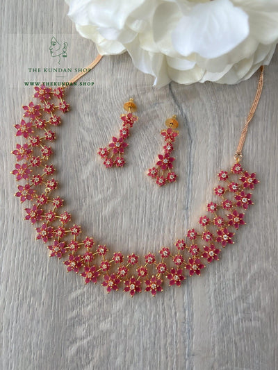 Undeniable 2.0 in Ruby Necklace Sets THE KUNDAN SHOP 