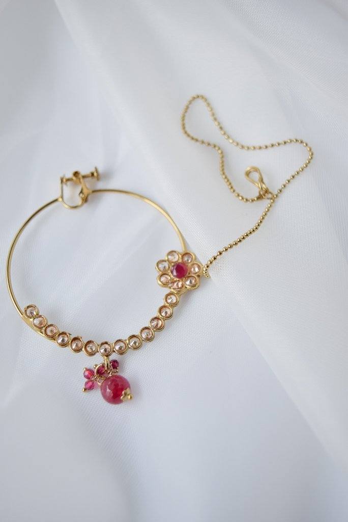 Logic in Ruby Full Bridal Set THE KUNDAN SHOP 