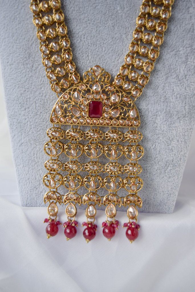 Logic in Ruby Full Bridal Set THE KUNDAN SHOP 