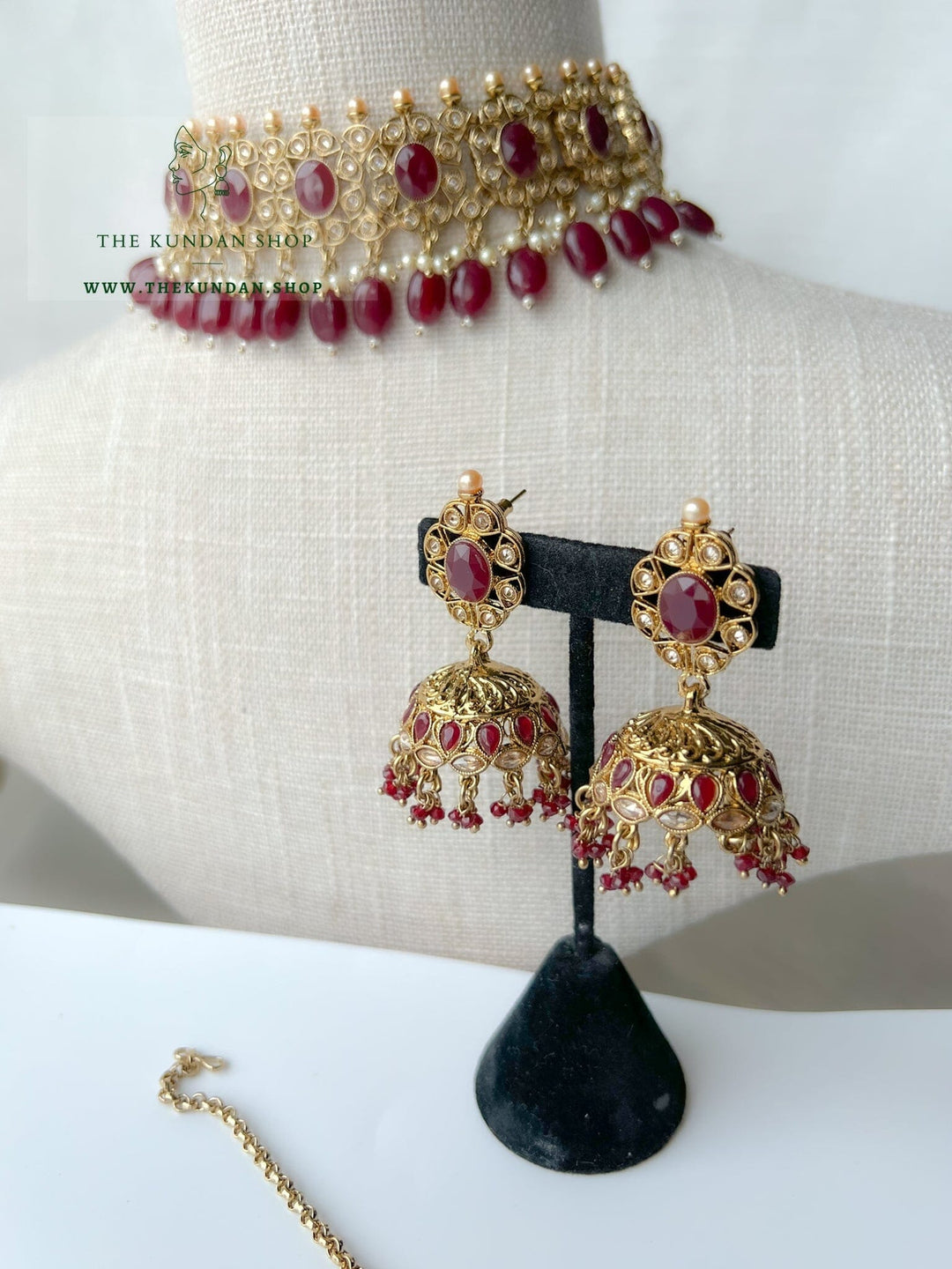 Reunite in Ruby Necklace Sets THE KUNDAN SHOP 