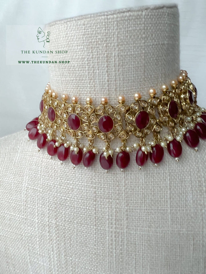 Reunite in Ruby Necklace Sets THE KUNDAN SHOP 