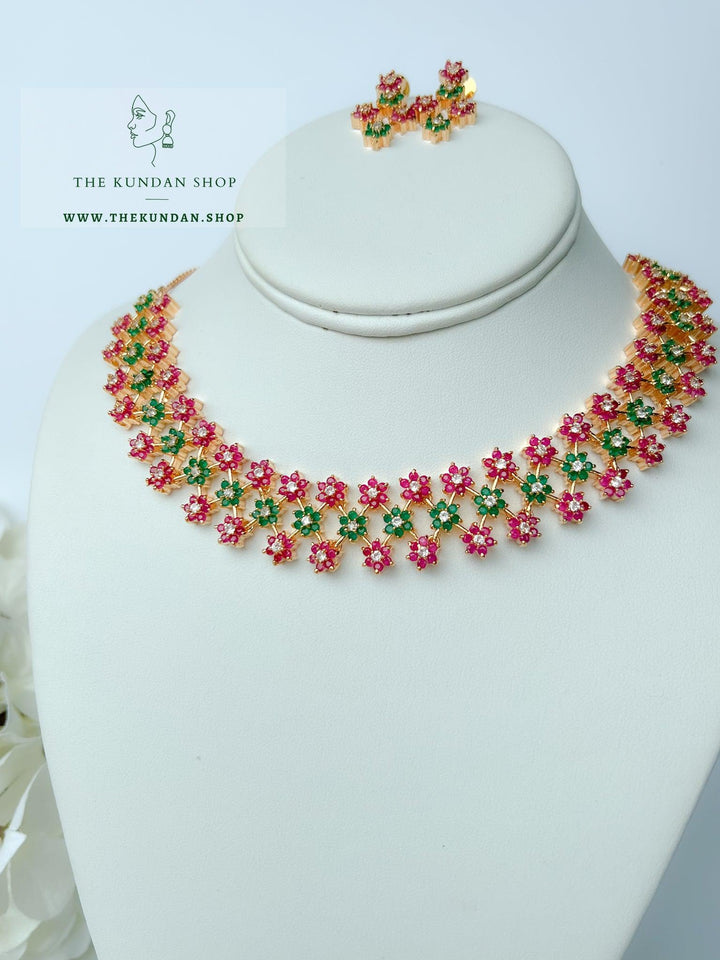 Consequential in Ruby & Emerald Necklace Sets THE KUNDAN SHOP 