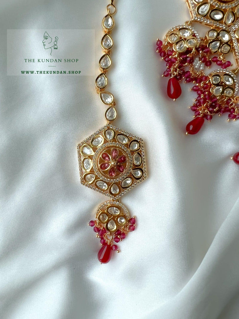 Desired Kundan in Ruby Necklace Sets THE KUNDAN SHOP 