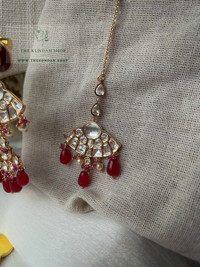 Astonish in Ruby Necklace Sets THE KUNDAN SHOP 