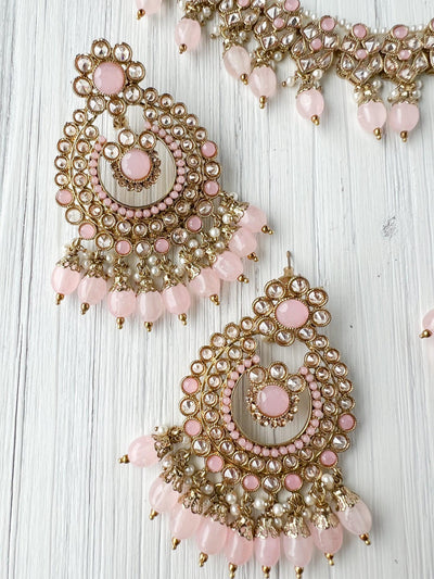 Skeptic in Light Pink *AS-IS* Necklace Sets THE KUNDAN SHOP 