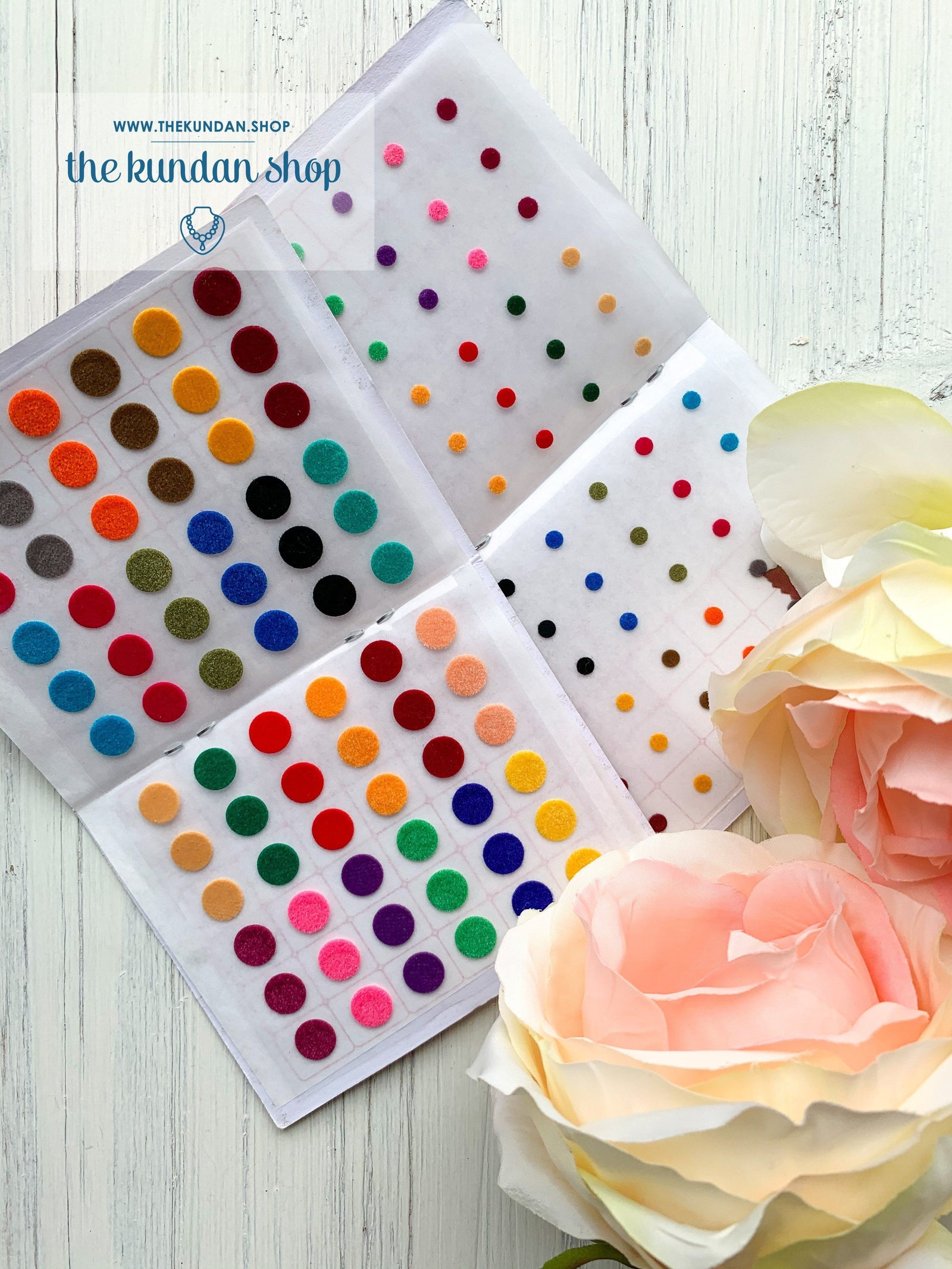The Mini Bindi Card - 72 Bindis, Bindis - THE KUNDAN SHOP