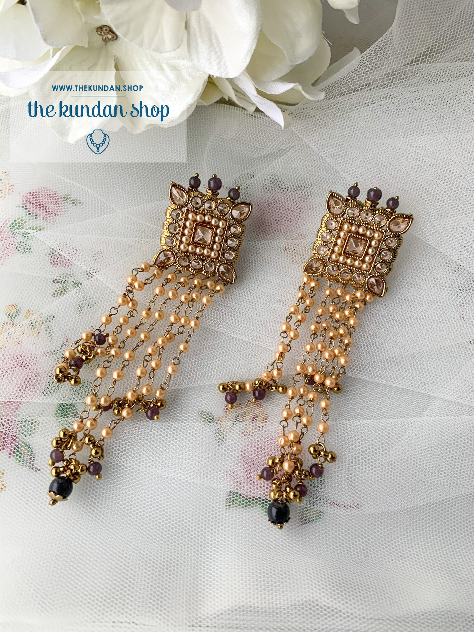 Splendour, Earrings - THE KUNDAN SHOP
