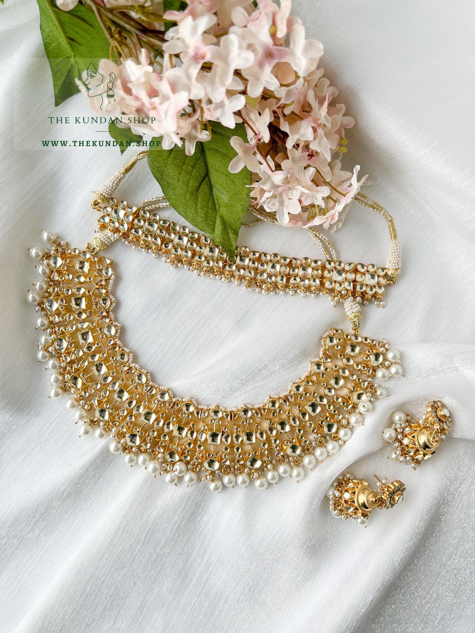 Arrayed in Pearl Necklace Sets THE KUNDAN SHOP 