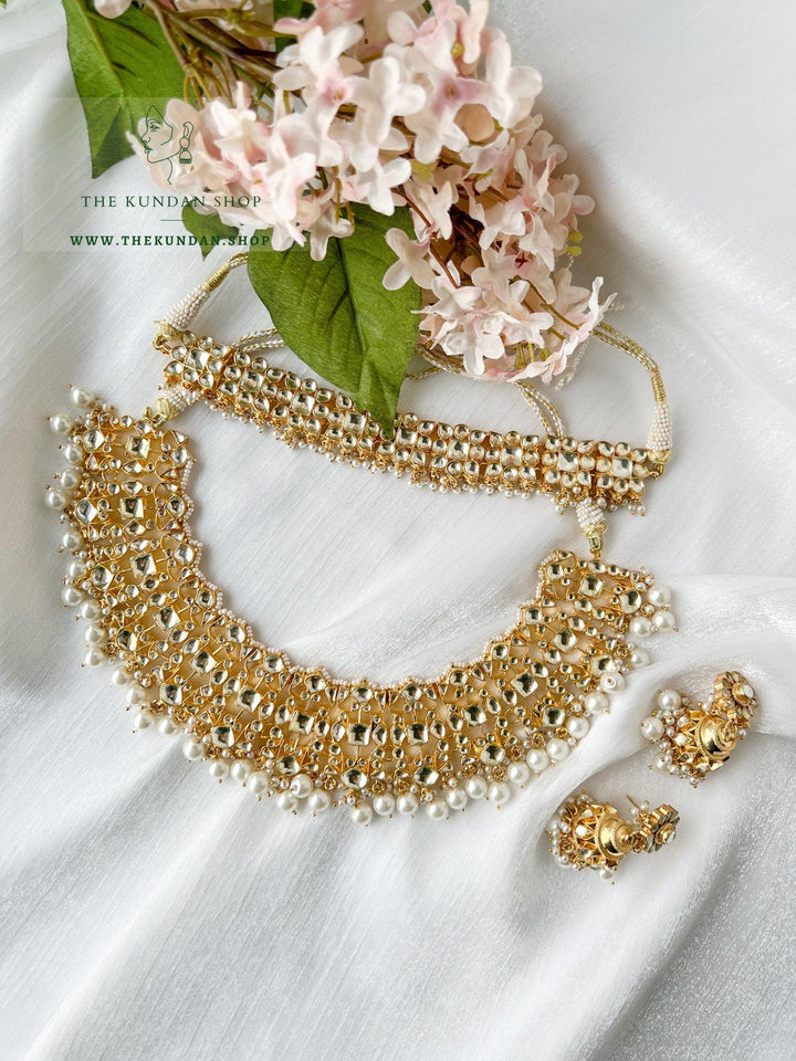 Arrayed in Pearl Necklace Sets THE KUNDAN SHOP 