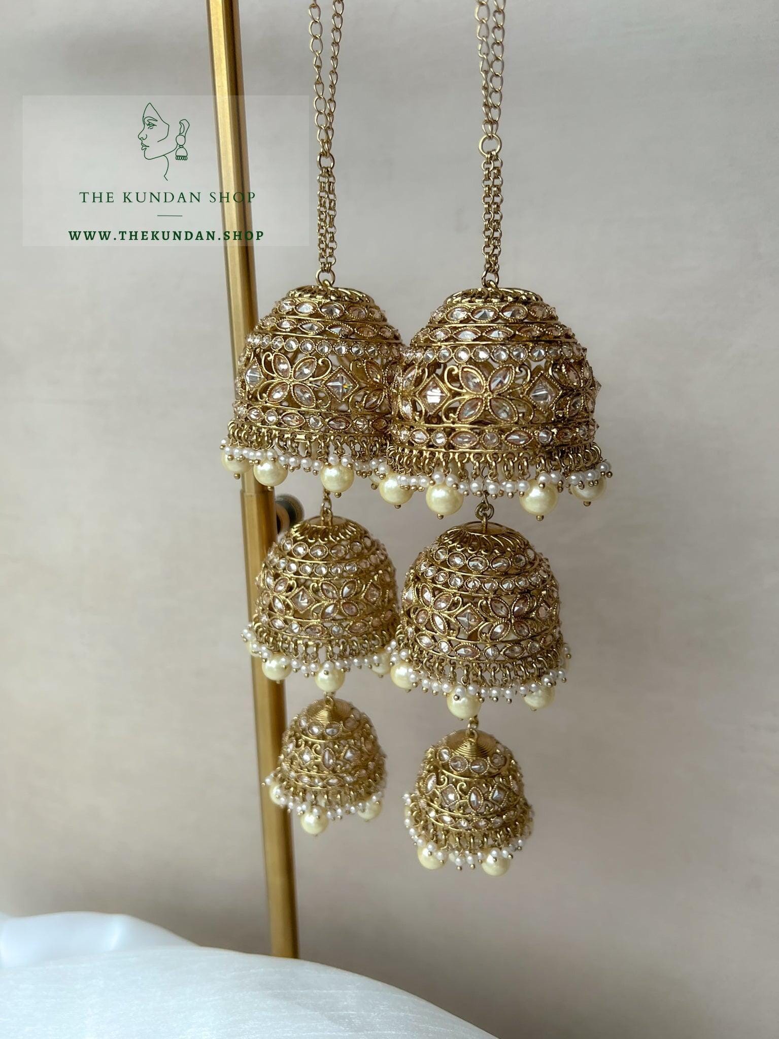 Champagne Entrance Polki Kaleeray Kaleeray THE KUNDAN SHOP 