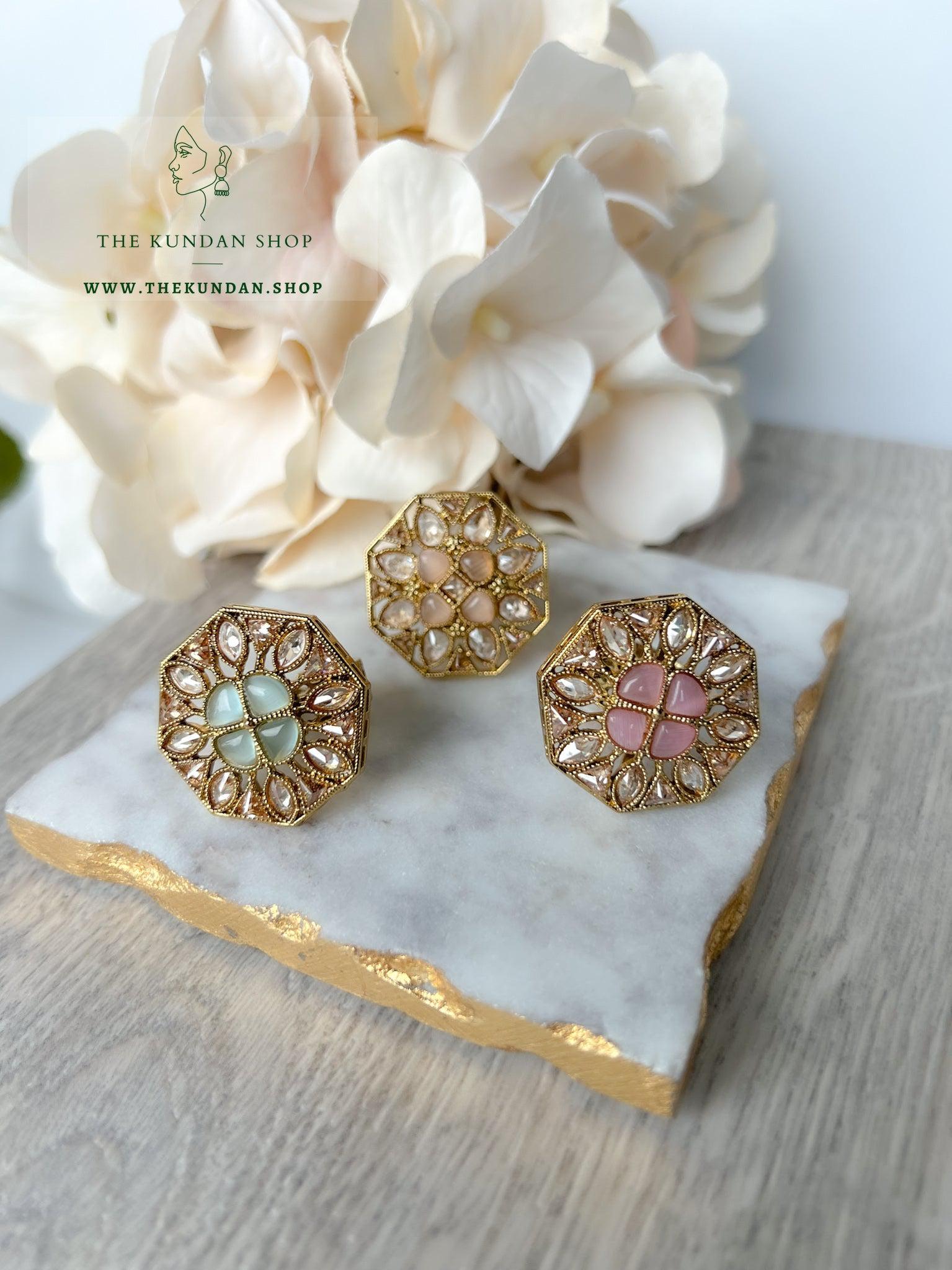 Center Charm Polki Ring Ring THE KUNDAN SHOP 