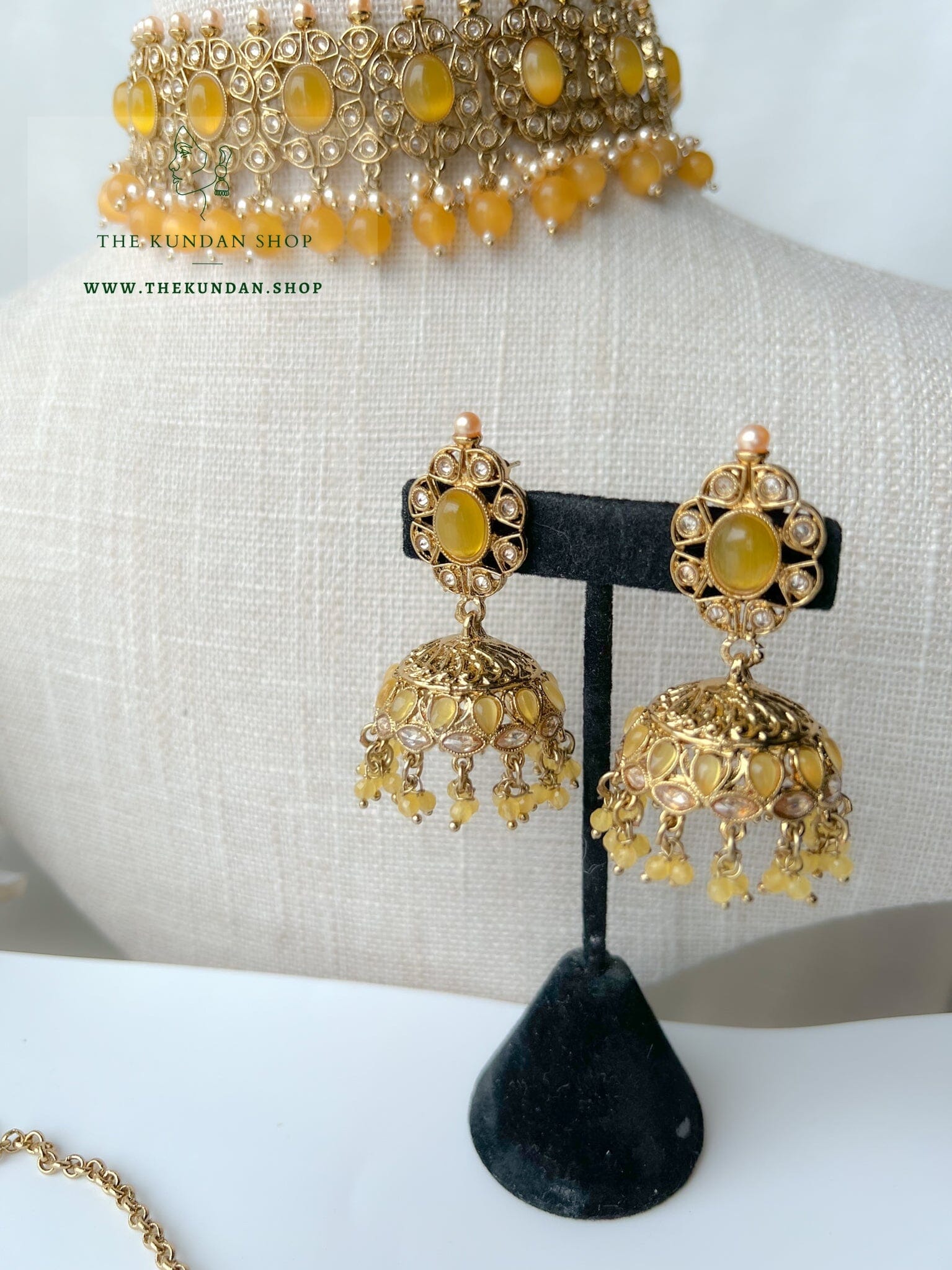 Reunite in Yellow Necklace Sets THE KUNDAN SHOP 