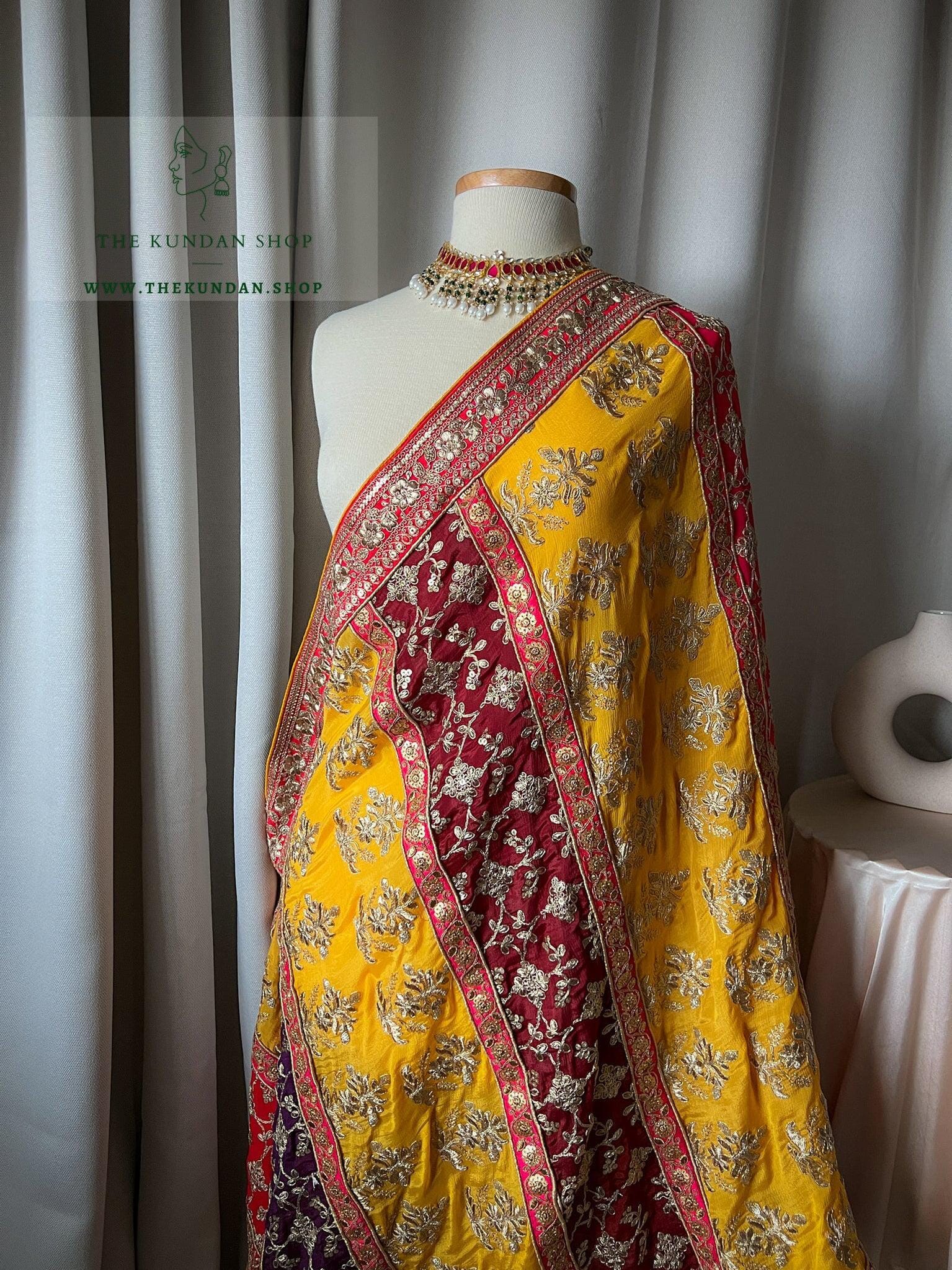The Radiant Colors - 2.0 Dupatta THE KUNDAN SHOP 