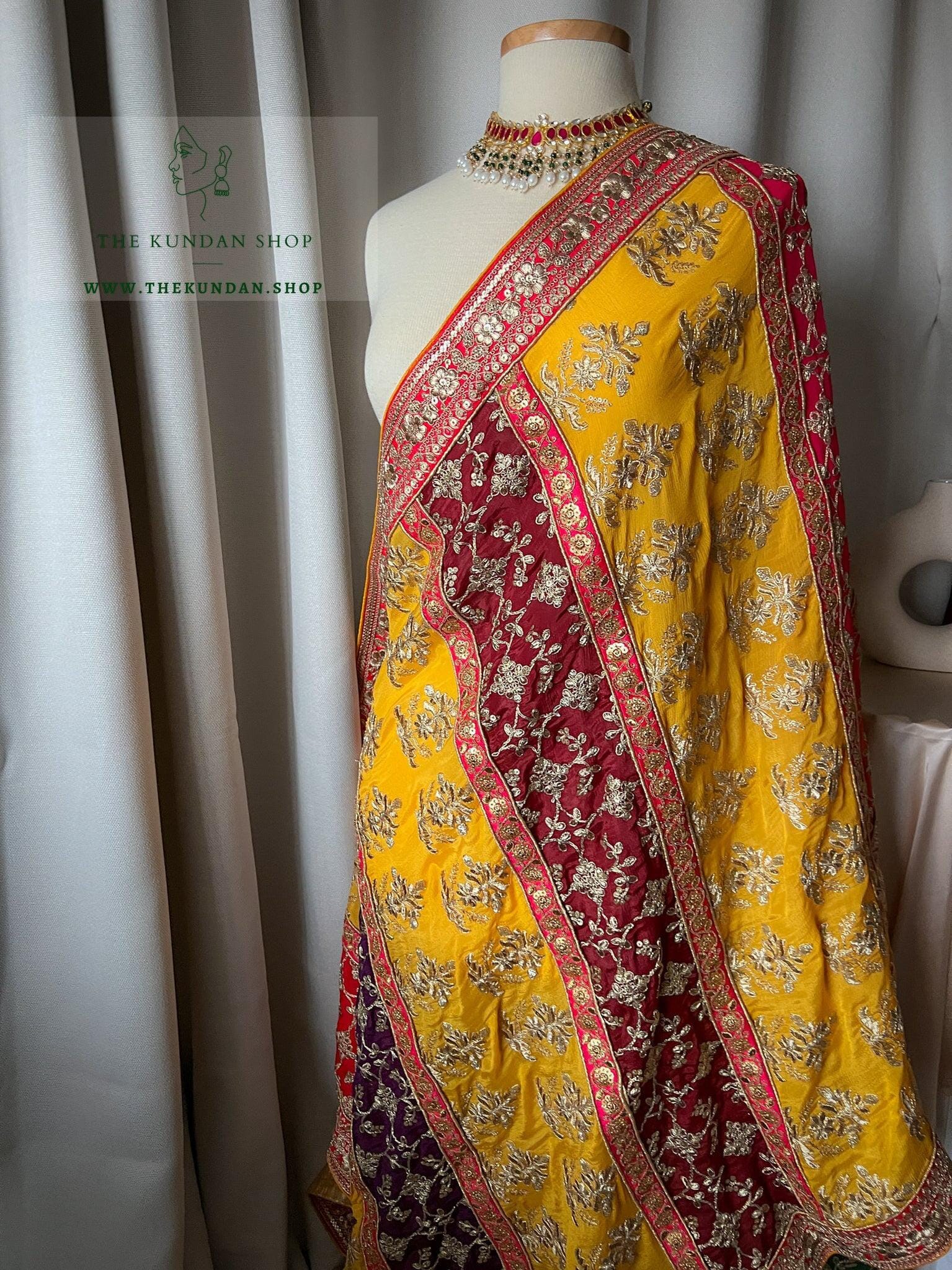 The Radiant Colors - 2.0 Dupatta THE KUNDAN SHOP 