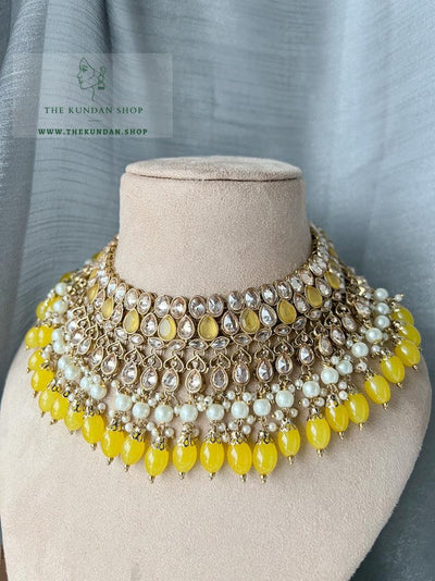 Influential in Yellow Necklace Sets THE KUNDAN SHOP 