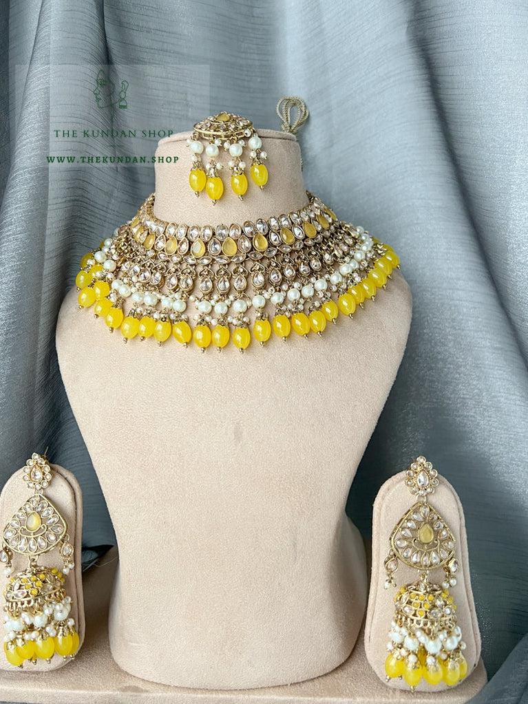 Influential in Yellow Necklace Sets THE KUNDAN SHOP 