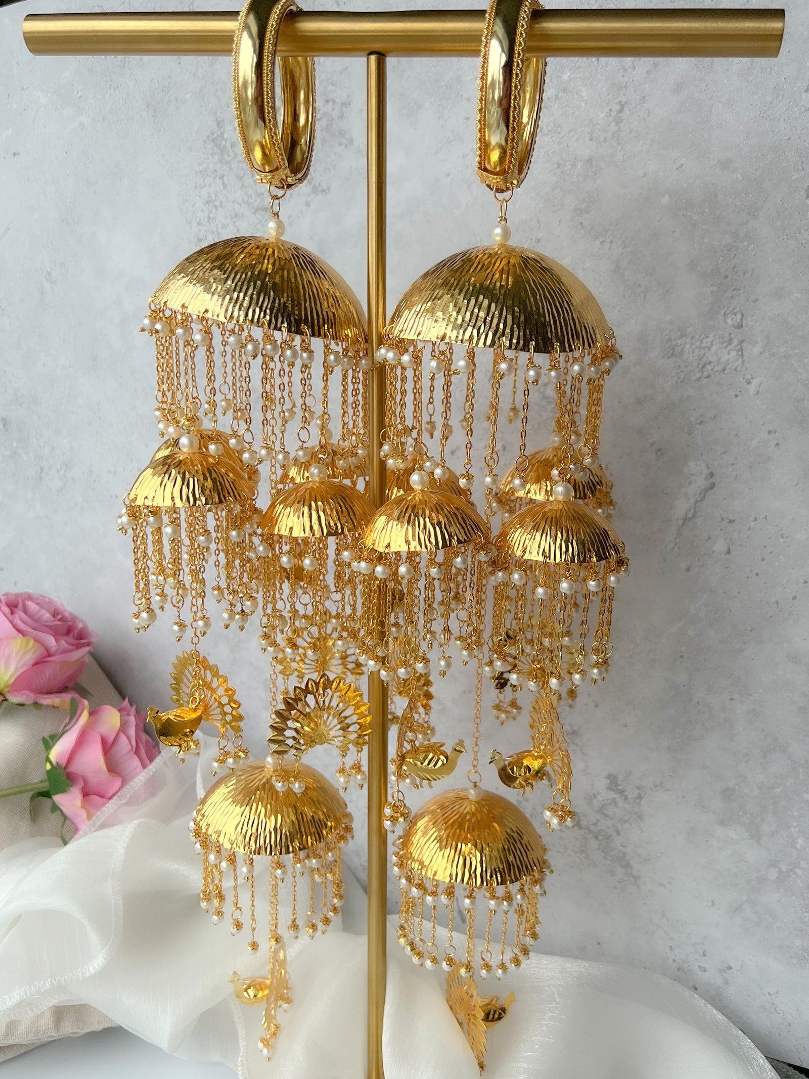 iridescent Moorni Kalire Kaleeray THE KUNDAN SHOP 